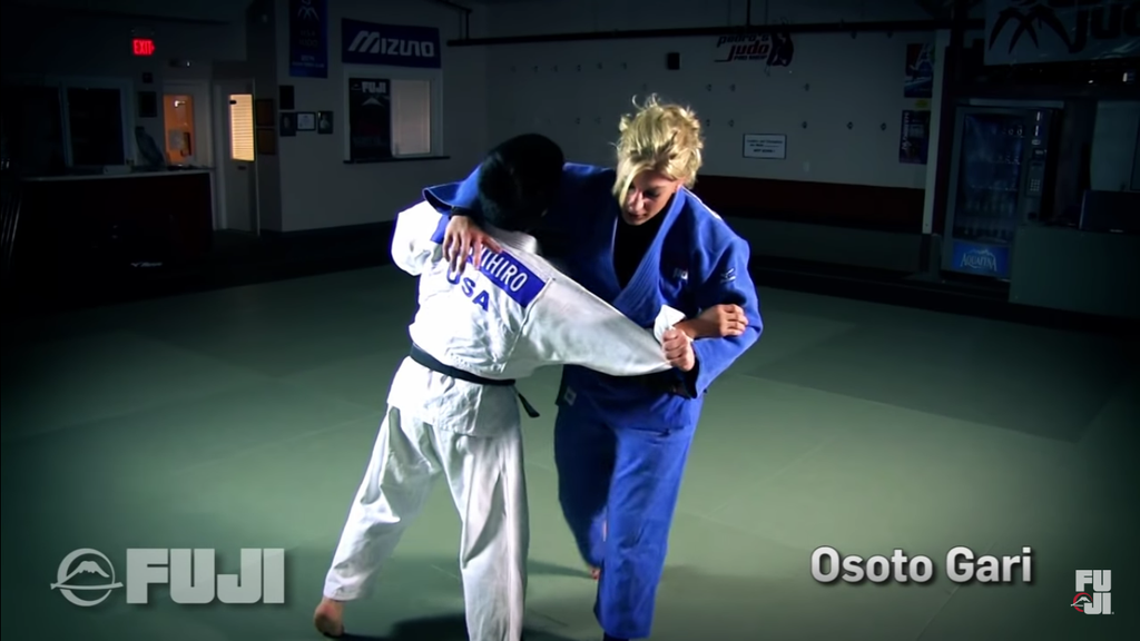 Osoto Gari With Kayla Harrison